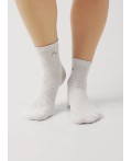 CLES Носки жен.L3003 market line хл+эл, меланж св.серый