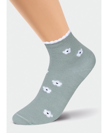 CLE Носки дет.С4213 12-14,14-16 Tera хл+эл, зелёный