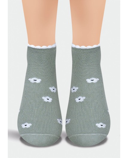 CLE Носки дет.С4213 12-14,14-16 Tera хл+эл, зелёный