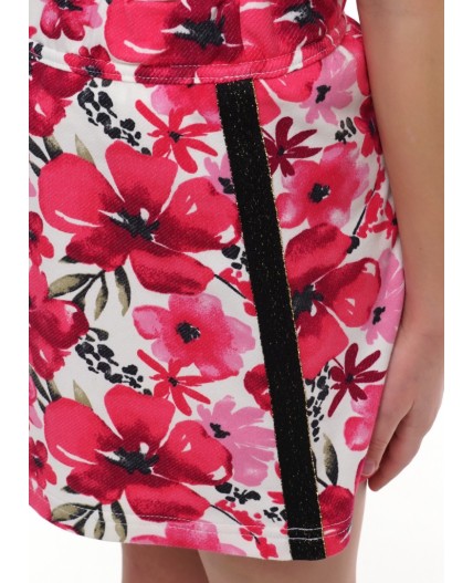 CLE Юбка дев.894058/34дн, молочный/розовый