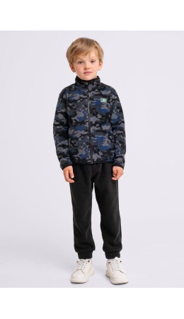 CLE Куртка мал. 746755лн, т.серый/синий