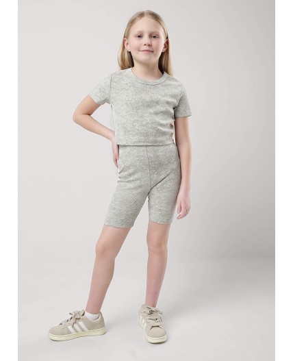 CLE Бриджи дев. 856428/12шн, молочный/серый