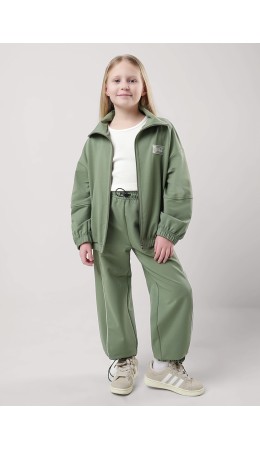 CLE Брюки дев. 856966/13у, зелёный