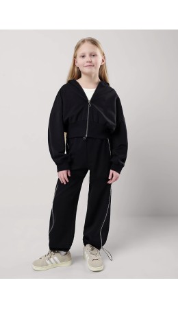 CLE Брюки дев. 856966/13у, чёрный