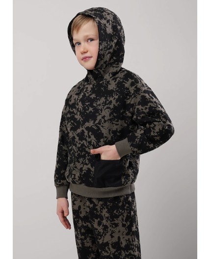 CLE Джемпер мал. 856931/15ан, т.хаки/чёрный