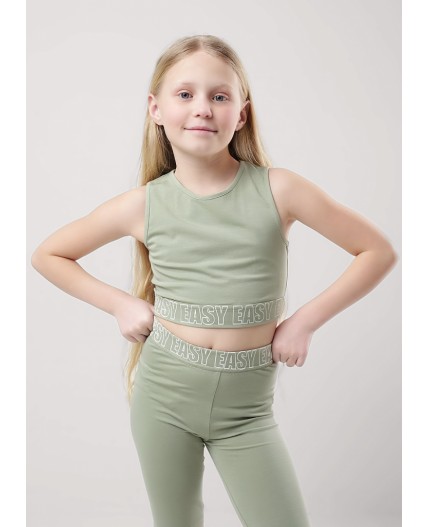 CLE Майка дев. 856897г_п, св.зелёный