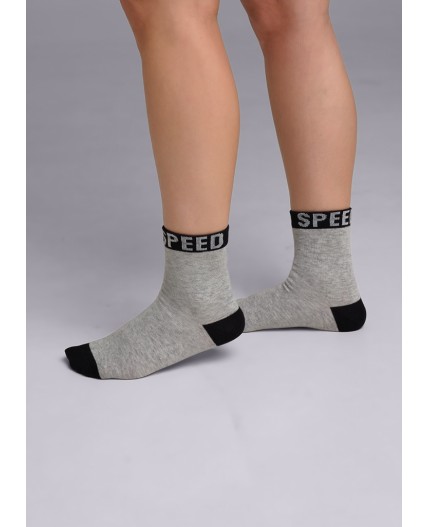 CLE Носки дет.С4379 24 драйв хл+эл, меланж серый