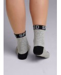 CLE Носки дет.С4379 24 драйв хл+эл, меланж серый