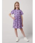 CLE Платье дев. 856865кдн, сиреневый/чёрный