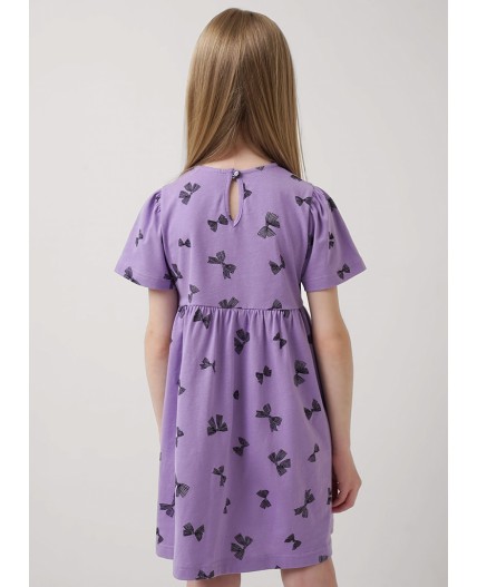 CLE Платье дев. 856865кдн, сиреневый/чёрный