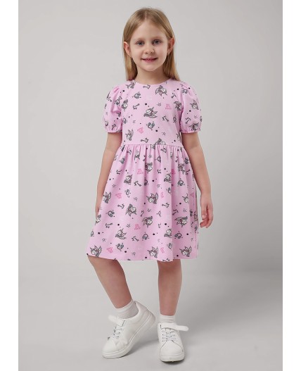 CLE Платье дев. 856903гн, св.розовый/белый