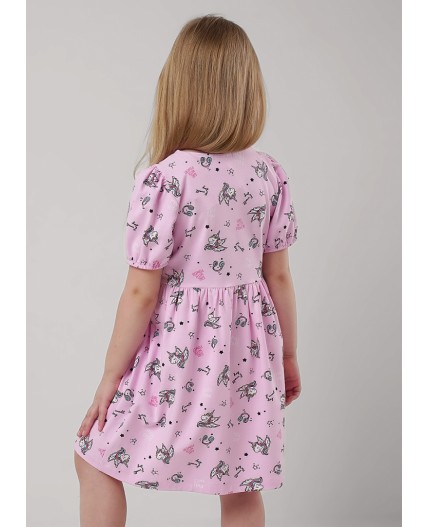 CLE Платье дев. 856903гн, св.розовый/белый