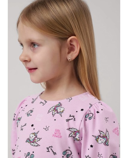 CLE Платье дев. 856903гн, св.розовый/белый