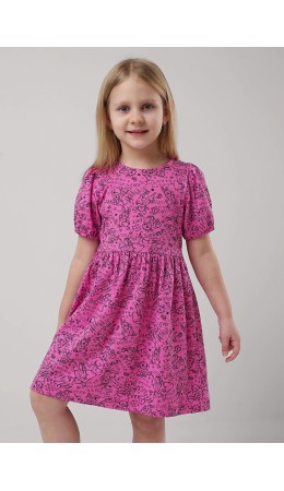 CLE Платье дев. 856903гн, розовый/чёрный