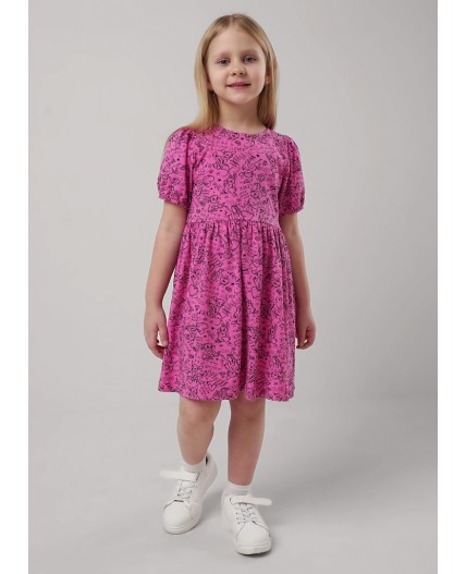 CLE Платье дев. 856903гн, розовый/чёрный