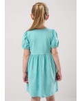 CLE Платье дев. 856903гн, бирюзовый/молочный