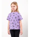 CLE Футболка дев. 856748кдн, сиреневый/чёрный