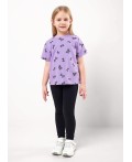 CLE Футболка дев. 856748кдн, сиреневый/чёрный