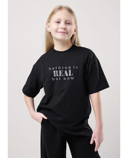 CLE Футболка дев. 856797кд_п, чёрный