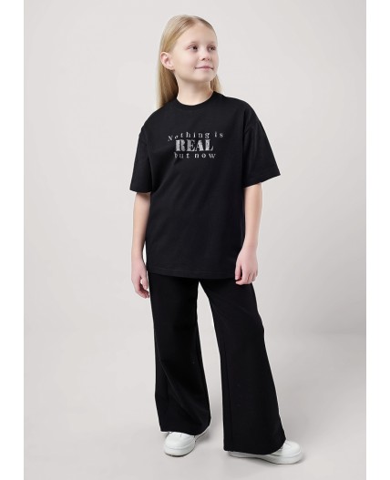 CLE Футболка дев. 856797кд_п, чёрный