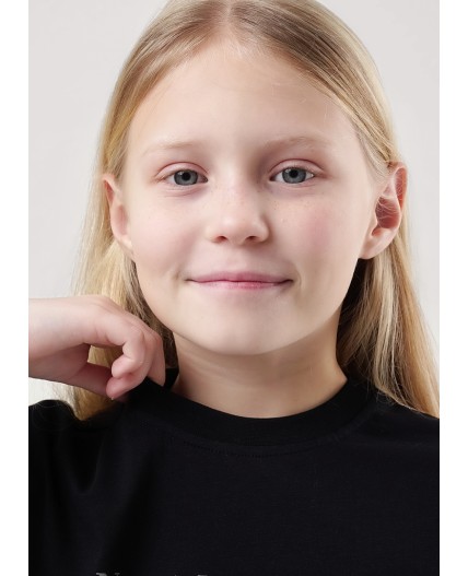 CLE Футболка дев. 856797кд_п, чёрный