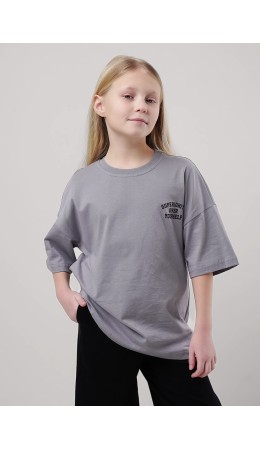 CLE Футболка дев. 856864кд_п, серый