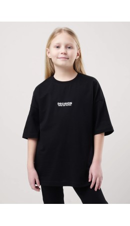 CLE Футболка дев. 856864кд_п, чёрный