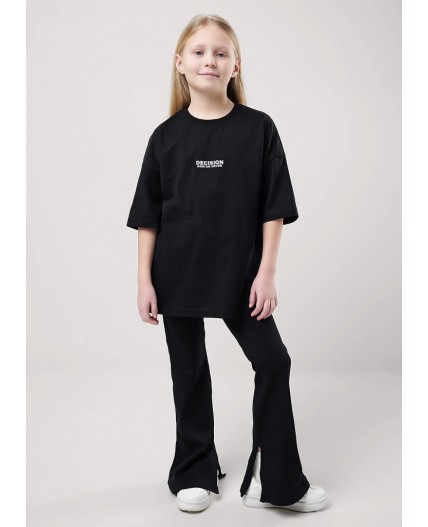 CLE Футболка дев. 856864кд_п, чёрный