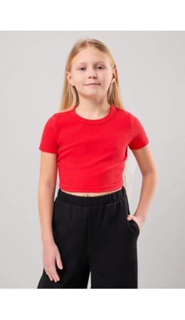 CLE Футболка дев. 856874шл, красный