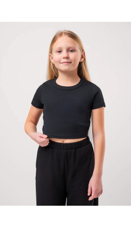 CLE Футболка дев. 856874шл, чёрный