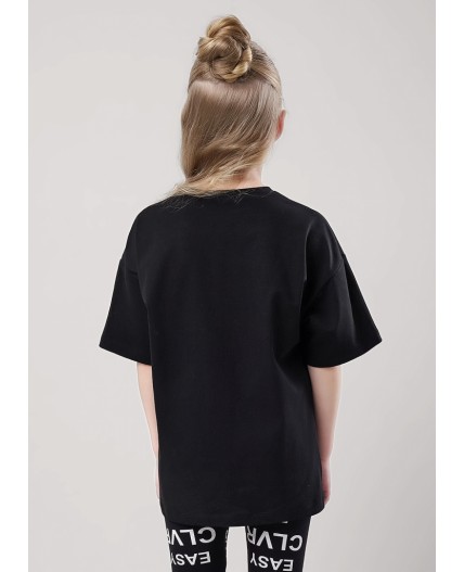 CLE Футболка дев. 856899г_п, чёрный