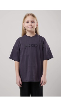 CLE Футболка дев. 856951/10кд_п, т.серый