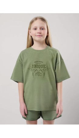 CLE Футболка дев. 856969/13г_п1, зелёный