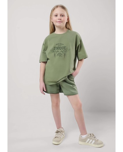 CLE Футболка дев. 856969/13г_п1, зелёный