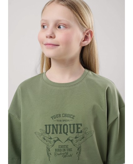 CLE Футболка дев. 856969/13г_п1, зелёный