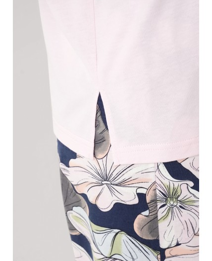 CLE LP25-1150/1 Пижама жен. Галатея, св.розовый/т.синий