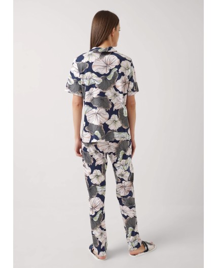 CLE LP25-1150/2 Пижама жен. Галатея, т.синий/св.розовый