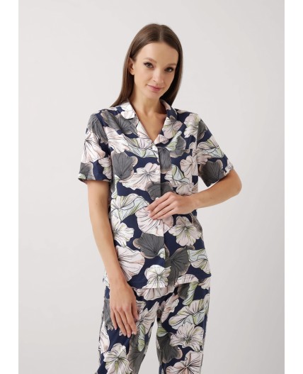 CLE LP25-1150/2 Пижама жен. Галатея, т.синий/св.розовый