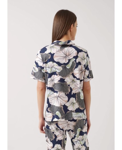 CLE LP25-1150/2 Пижама жен. Галатея, т.синий/св.розовый