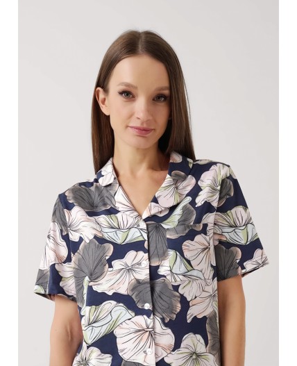 CLE LP25-1150/2 Пижама жен. Галатея, т.синий/св.розовый