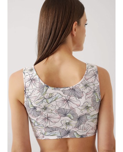 CLE LT25-1150 Майка жен. укор. Галатея, св.розовый/св.голубой