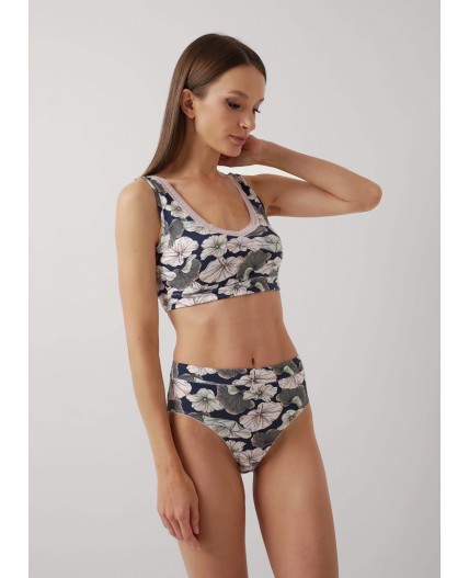 CLE LT25-1150/1 Майка жен. укор. Галатея, св.розовый/кофейный