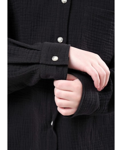 CLE Блузка дев. 853071муж, чёрный