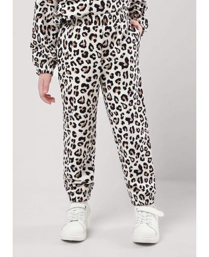 CLE Брюки дев. 857034ун, молочный/чёрный