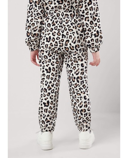 CLE Брюки дев. 857034ун, молочный/чёрный