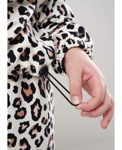 CLE Джемпер дев. 857035ун, молочный/чёрный