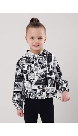 CLE Джемпер дев. 857035ун, белый/чёрный