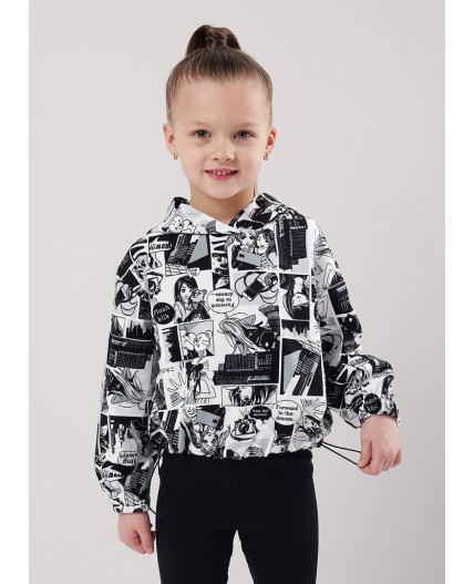 CLE Джемпер дев. 857035ун, белый/чёрный