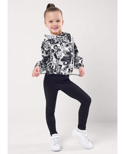 CLE Джемпер дев. 857035ун, белый/чёрный