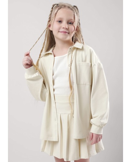 CLE Куртка дев. 857021/16фэ, св.бежевый